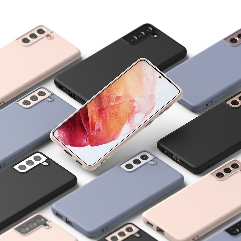 Pokrowiec silikonowy Ringke Air S czarny Samsung Galaxy S21 Plus 5G / 7 Pokrowiec silikonowy Ringke Air S czarny Samsung Galaxy S21 Plus 5G / 7