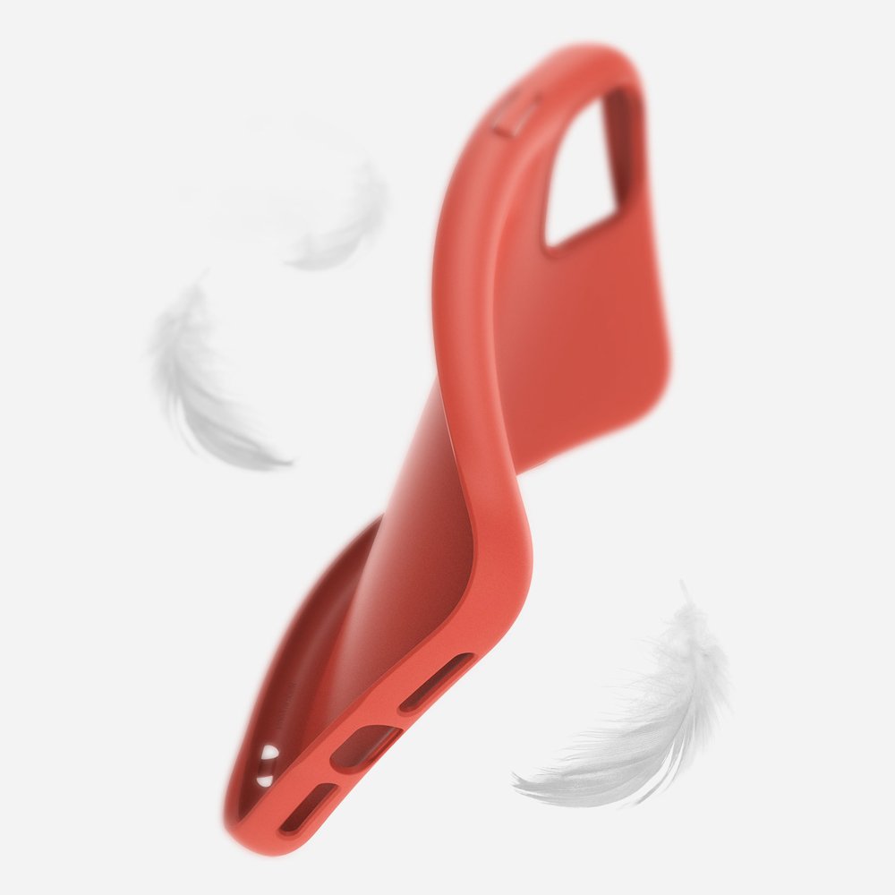Pokrowiec silikonowy Ringke Air S czerwony Apple iPhone 11 / 7