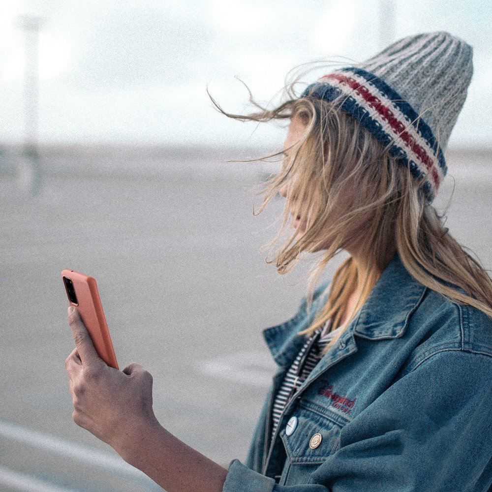 Pokrowiec silikonowy Ringke Air S fioletowy Samsung Galaxy S20 / 2