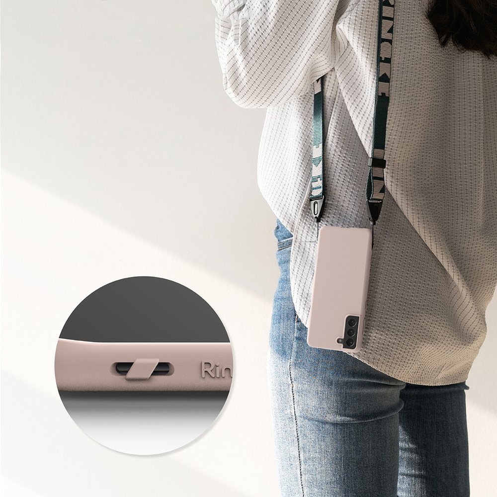 Pokrowiec silikonowy Ringke Air S fioletowy Samsung Galaxy S21 Plus 5G / 7 Pokrowiec silikonowy Ringke Air S fioletowy Samsung Galaxy S21 Plus 5G / 7