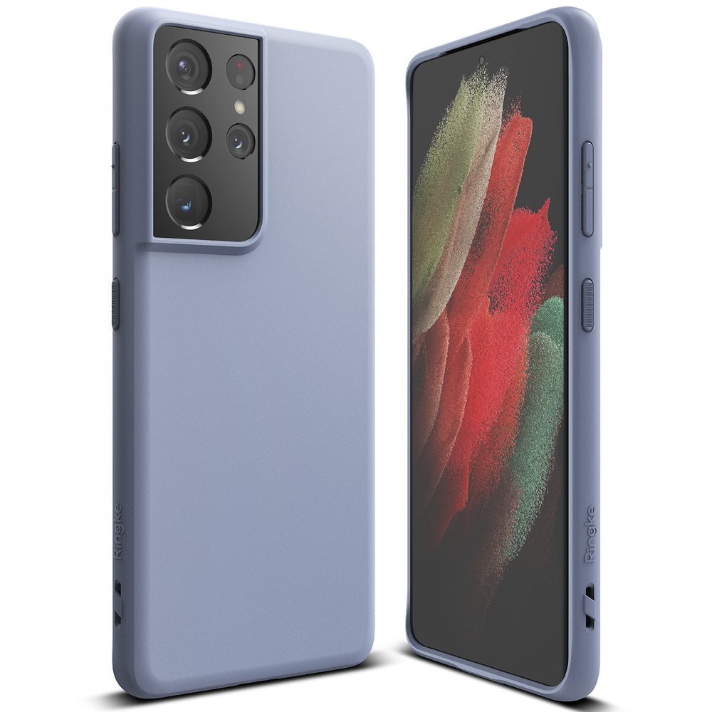 Pokrowiec silikonowy Ringke Air S fioletowy Samsung Galaxy S21 Ultra 5G