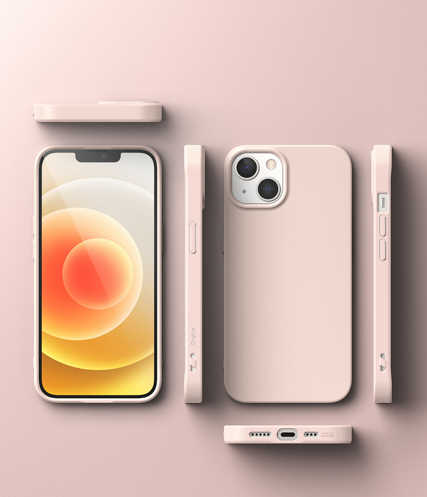 Pokrowiec silikonowy Ringke Air S r�owy Apple iPhone 13 / 10