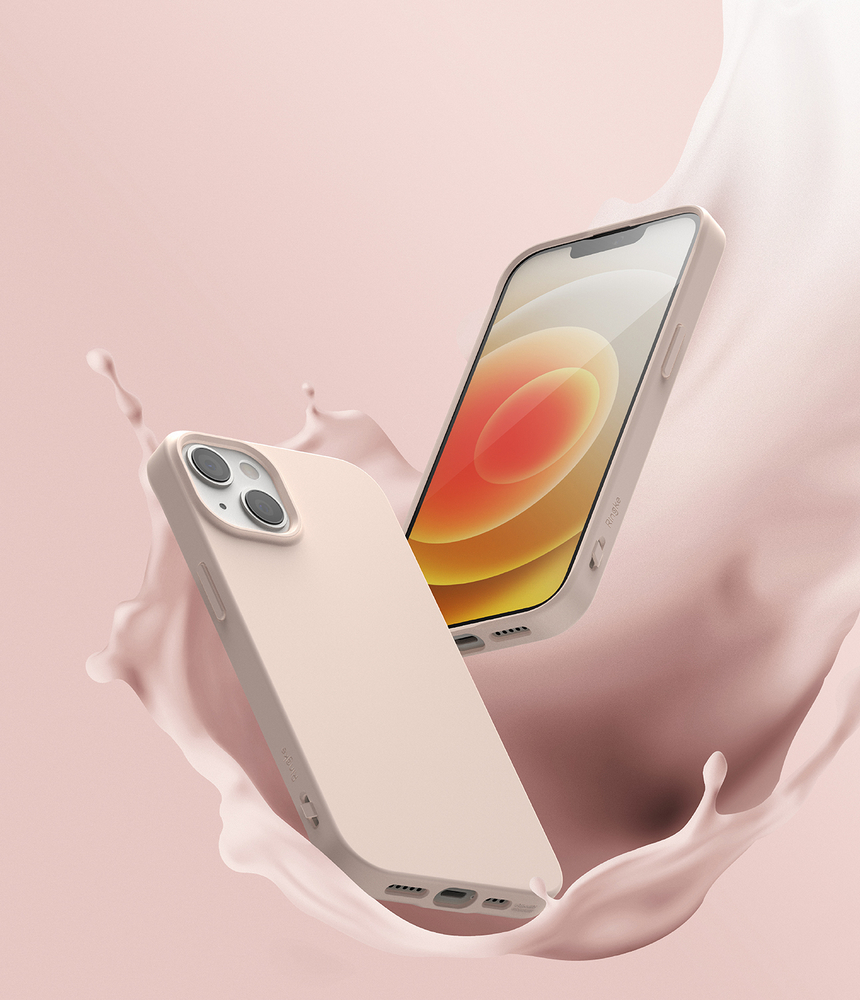 Pokrowiec silikonowy Ringke Air S r�owy Apple iPhone 13 / 5