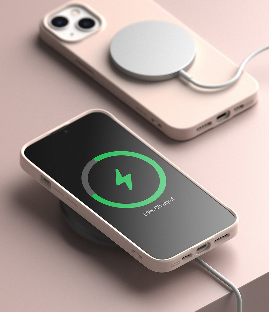 Pokrowiec silikonowy Ringke Air S r�owy Apple iPhone 13 / 9