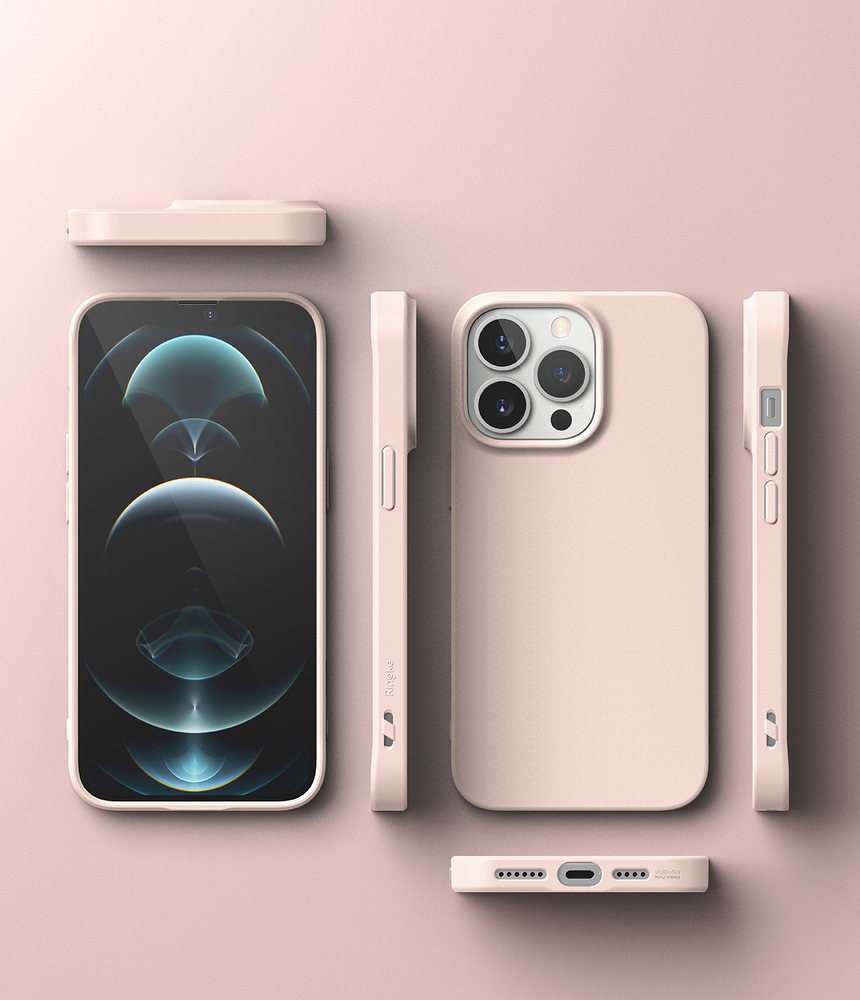 Pokrowiec silikonowy Ringke Air S różowy Apple iPhone 13 Pro Max / 10 Pokrowiec silikonowy Ringke Air S różowy Apple iPhone 13 Pro Max / 10