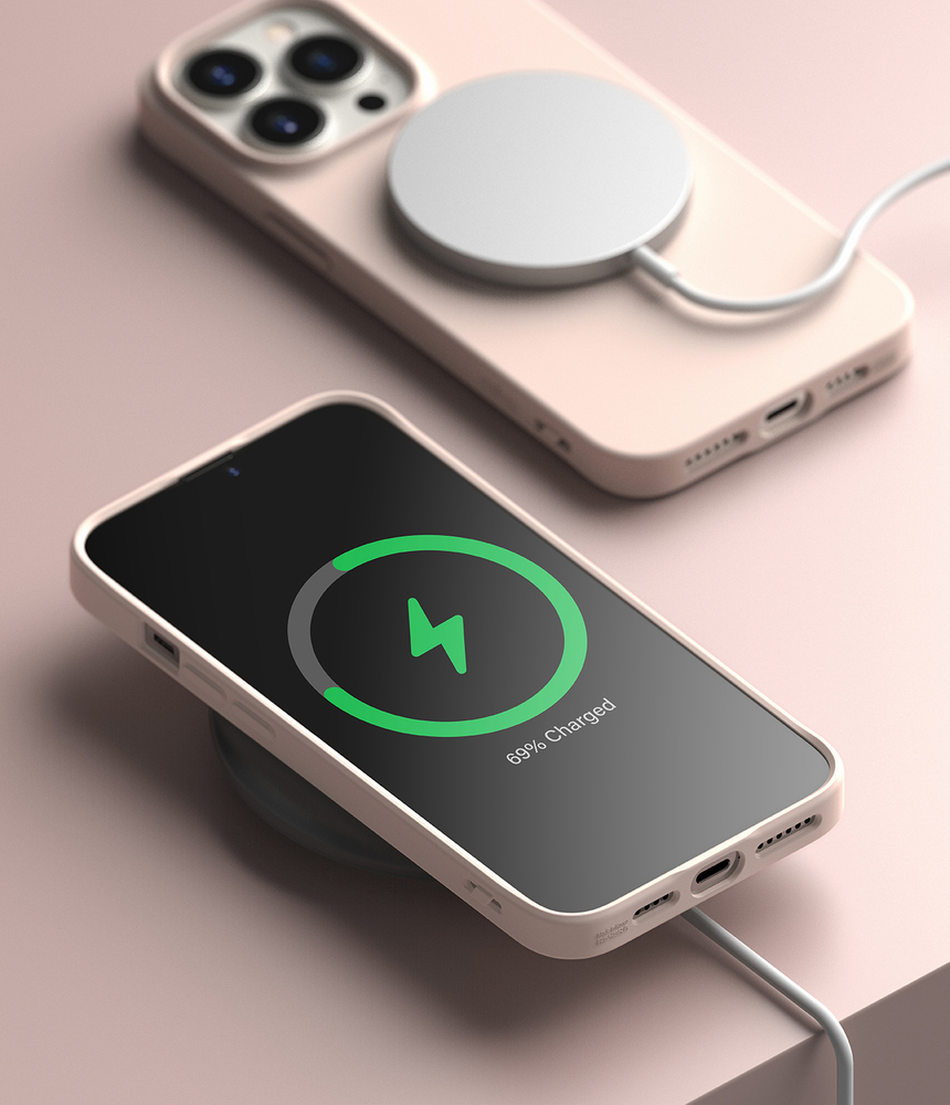 Pokrowiec silikonowy Ringke Air S różowy Apple iPhone 13 Pro Max / 9 Pokrowiec silikonowy Ringke Air S różowy Apple iPhone 13 Pro Max / 9