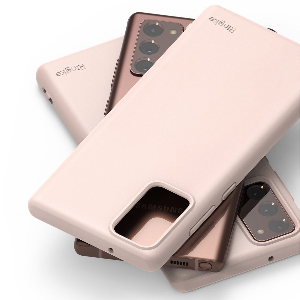 Pokrowiec silikonowy Ringke Air S różowy Samsung Galaxy Note 20 / 7 Pokrowiec silikonowy Ringke Air S różowy Samsung Galaxy Note 20 / 7