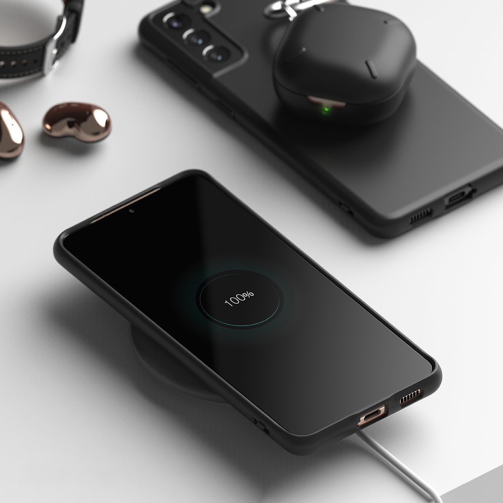 Pokrowiec silikonowy Ringke Air S r�owy Samsung Galaxy S21 5G / 5