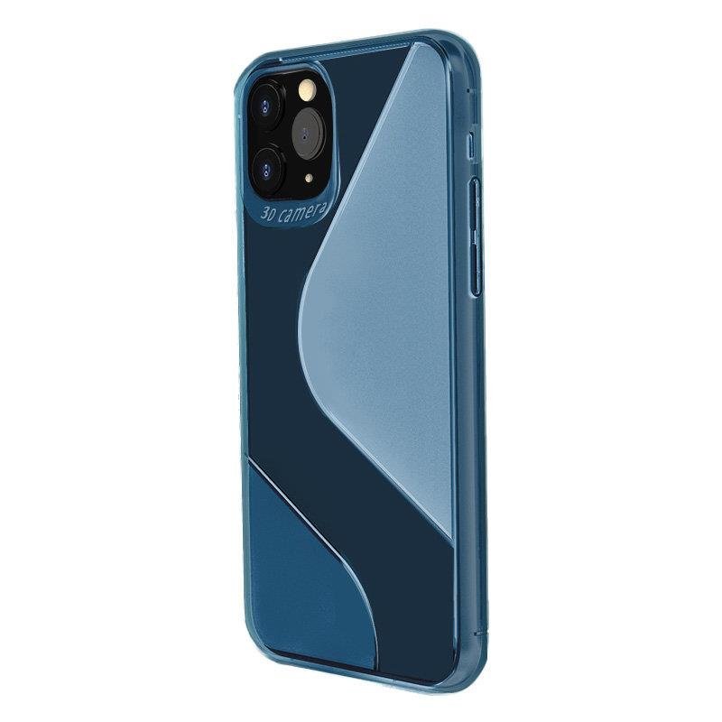 Pokrowiec silikonowy S-Case niebieski Huawei P Smart 2020