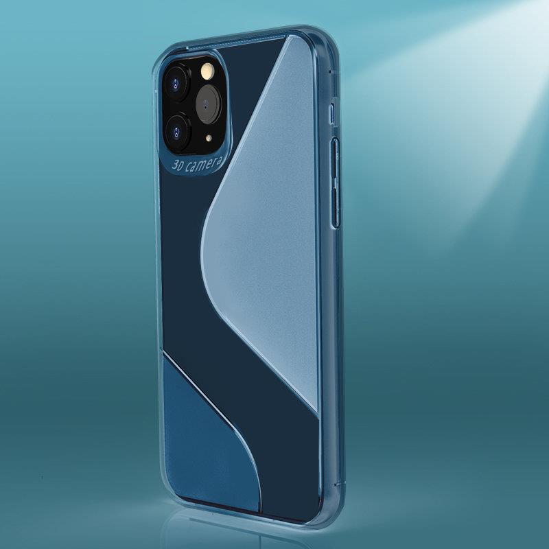 Pokrowiec silikonowy S-Case niebieski Huawei P Smart 2020 / 10