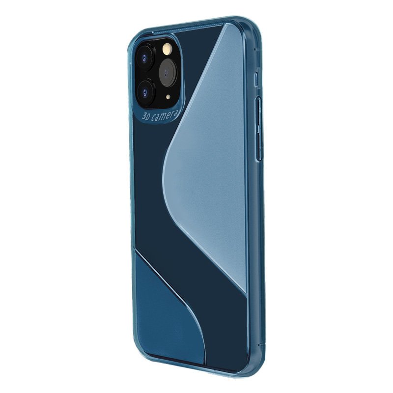 Pokrowiec silikonowy S-Case niebieski Samsung Galaxy A21s