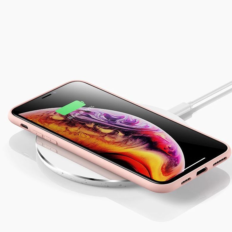 Pokrowiec silikonowy Tech-protect Icon czarny Apple iPhone SE 2020 / 7