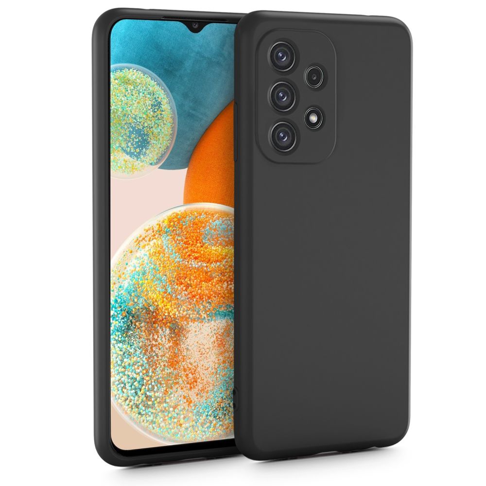 Pokrowiec silikonowy Tech-protect Icon czarny Samsung Galaxy A23 5G
