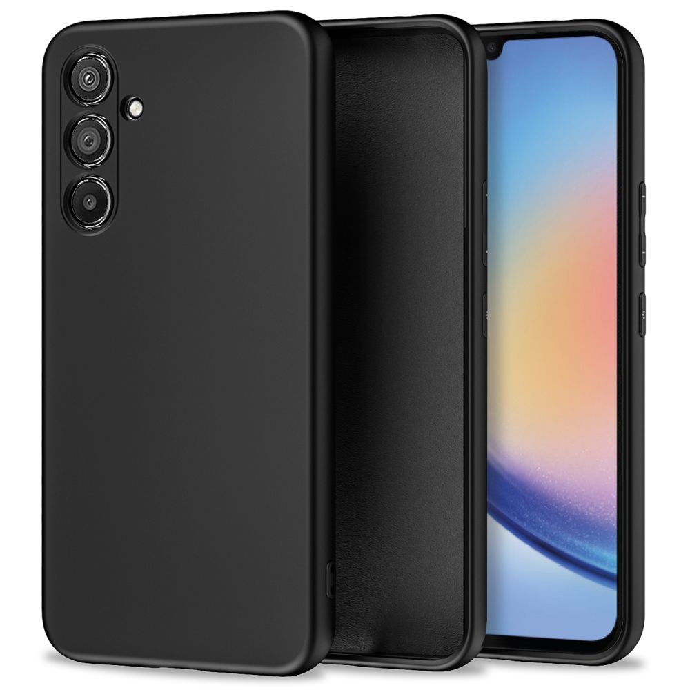 Pokrowiec silikonowy Tech-protect Icon czarny Samsung Galaxy A34 5G