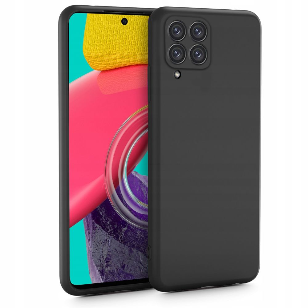 Pokrowiec silikonowy Tech-protect Icon czarny Samsung Galaxy M33 5G