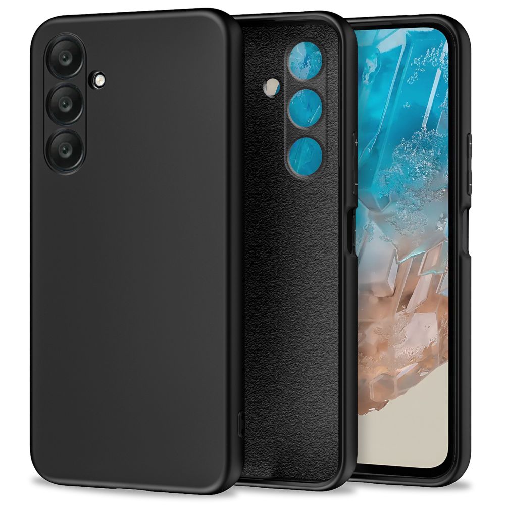 Pokrowiec silikonowy Tech-protect Icon czarny Samsung Galaxy M35 5G