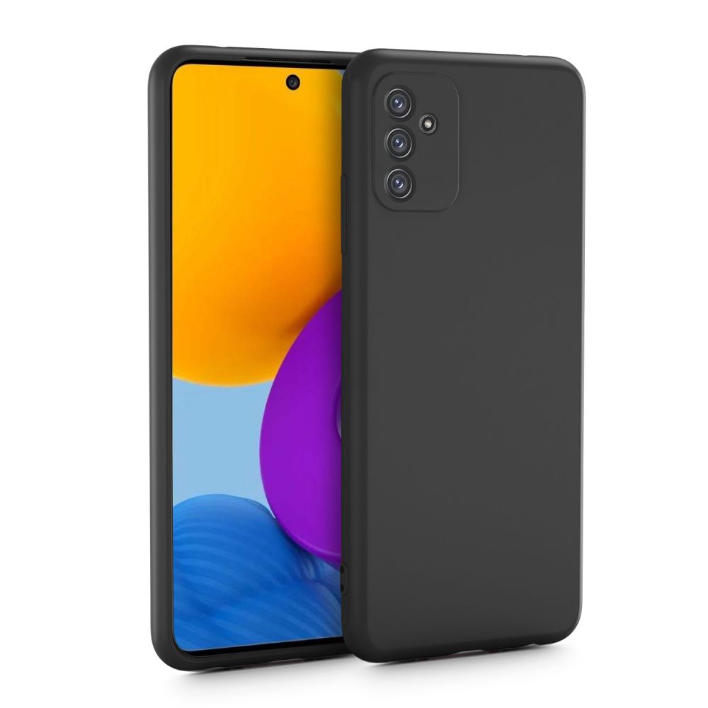 Pokrowiec silikonowy Tech-protect Icon czarny Samsung Galaxy M52 5G
