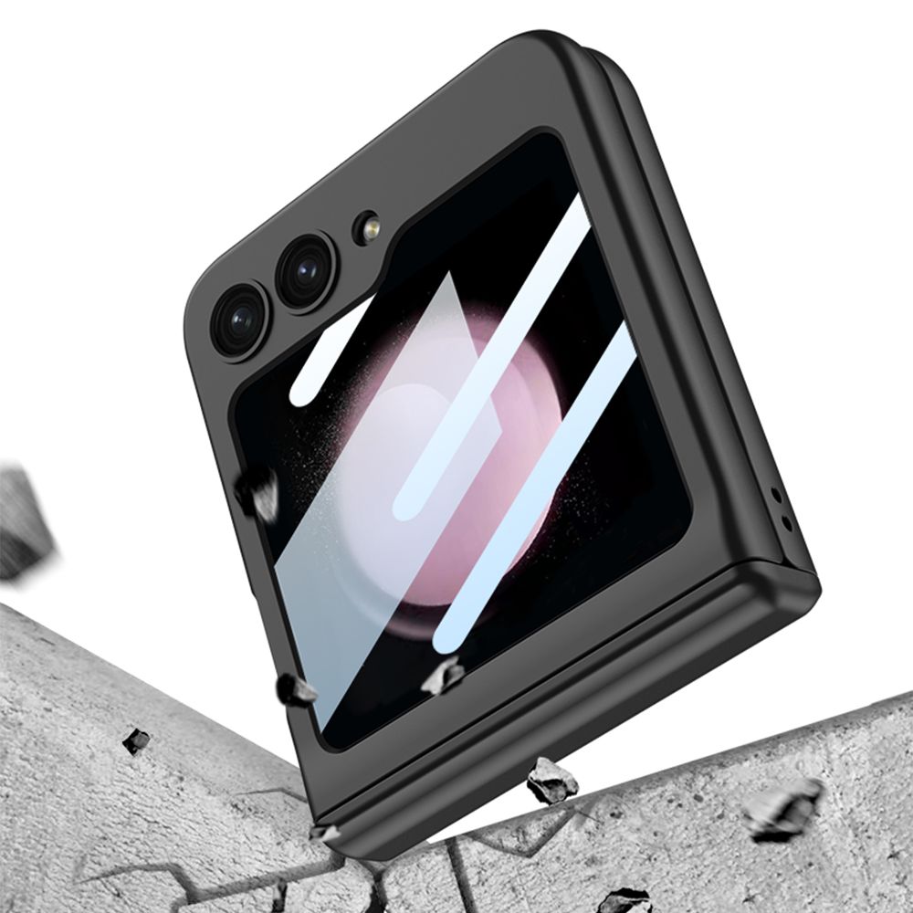 Pokrowiec silikonowy Tech-protect Icon czarny Samsung Galaxy Z Flip 5 / 3