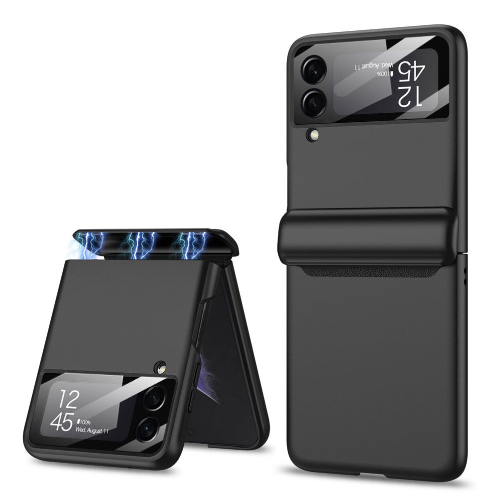 Pokrowiec silikonowy Tech-protect Icon czarny Samsung Z Flip 4