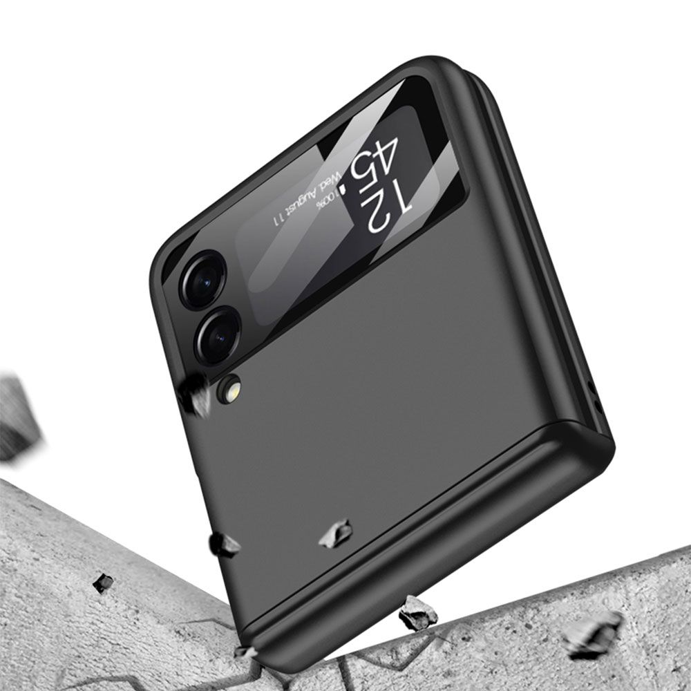 Pokrowiec silikonowy Tech-protect Icon czarny Samsung Z Flip 4 / 6