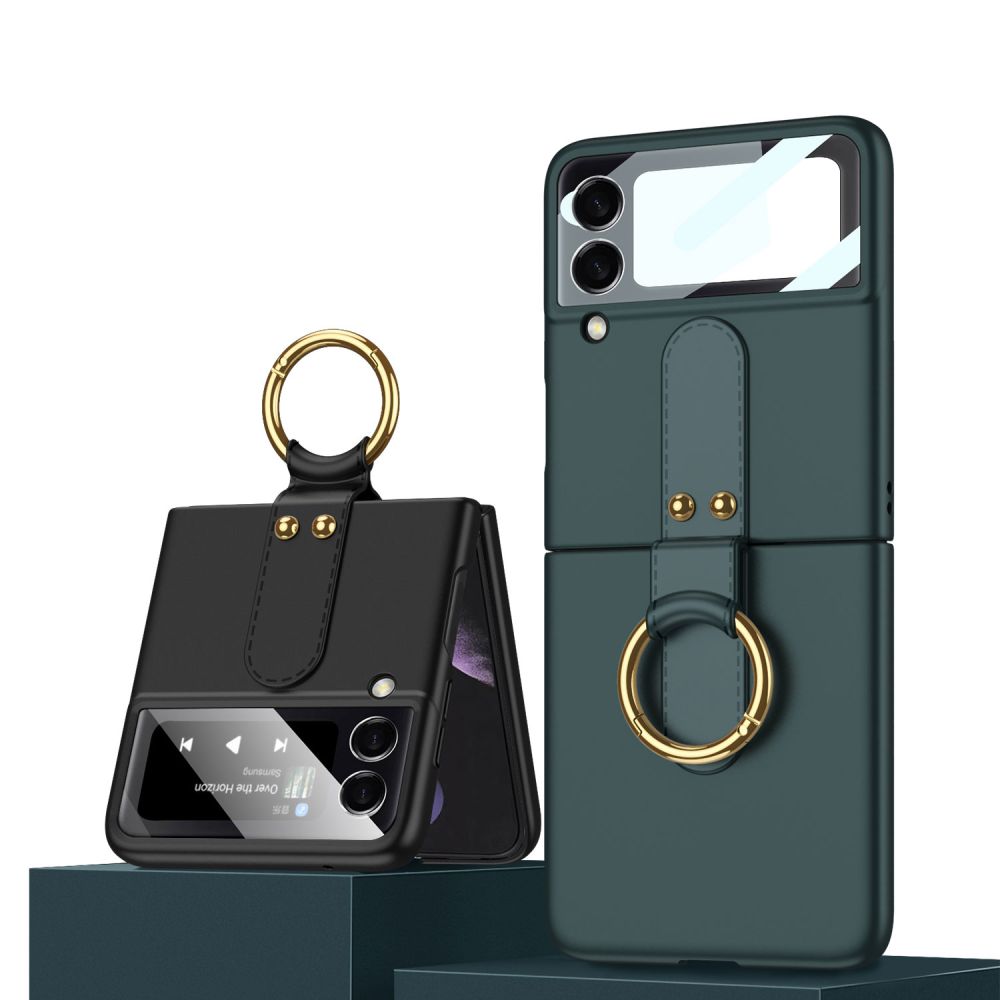Pokrowiec silikonowy Tech-protect Icon czarny Samsung Z Flip 4 / 8