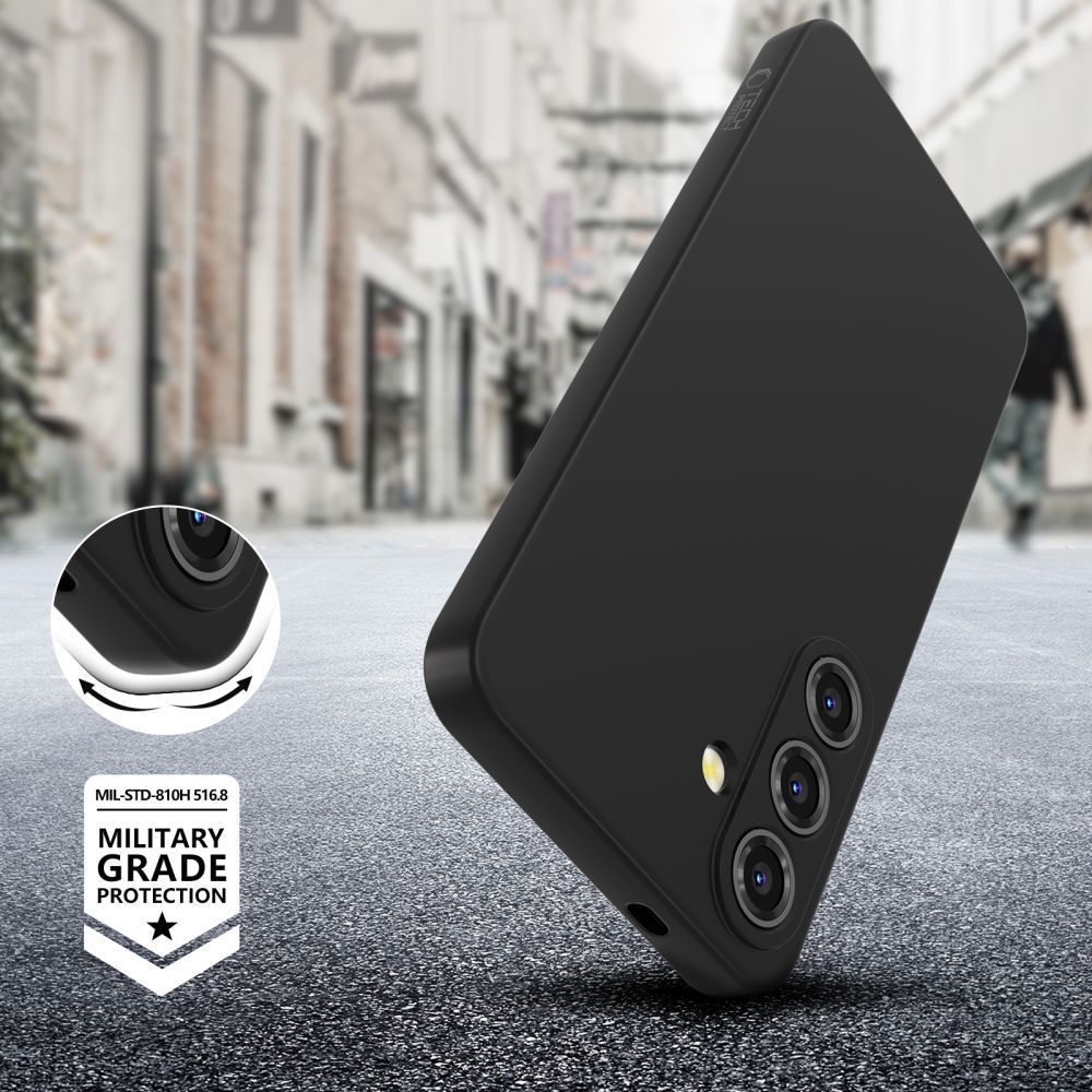 Pokrowiec silikonowy Tech-protect Icon czarny Xiaomi Redmi Note 15 Pro 5G / 5