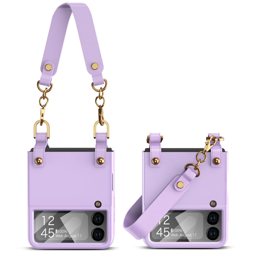 Pokrowiec silikonowy Tech-protect Icon fioletowy Samsung Z Flip 4