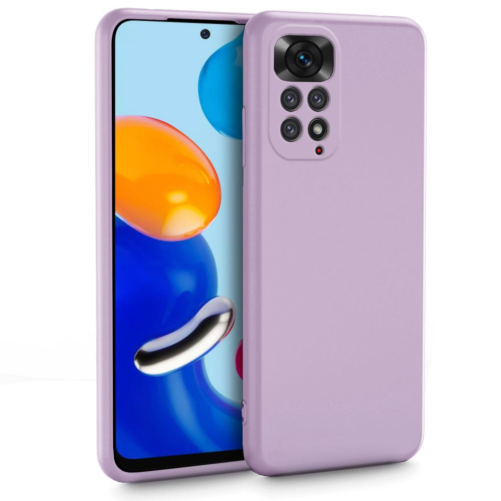 Pokrowiec silikonowy Tech-protect Icon fioletowy Xiaomi Redmi Note 11