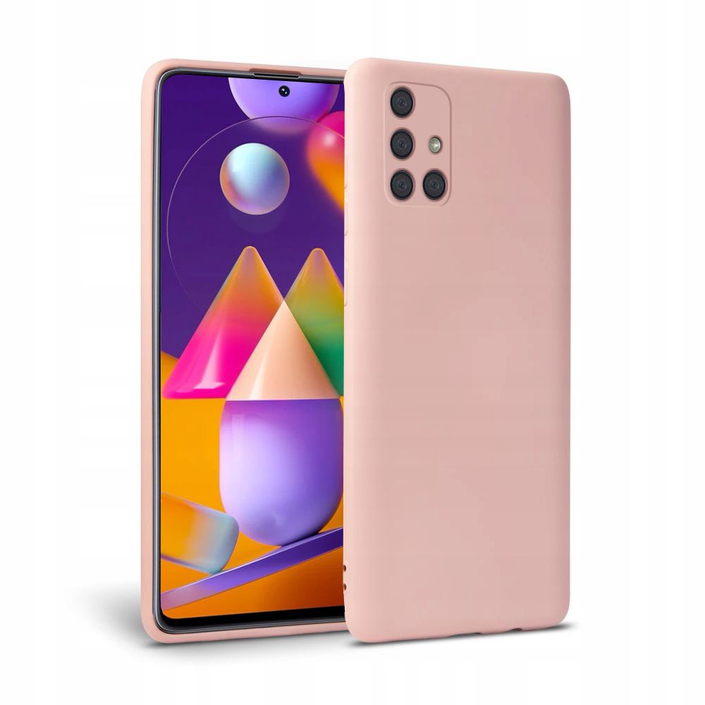 Pokrowiec silikonowy Tech-protect Icon r�owy Samsung Galaxy M31s