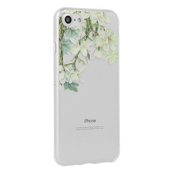Pokrowiec silikonowy Telone Floral wz�r Jasmine Apple iPhone XS