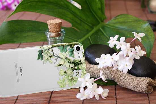 Pokrowiec silikonowy Telone Floral wzr Jasmine Samsung Galaxy S7 / 3