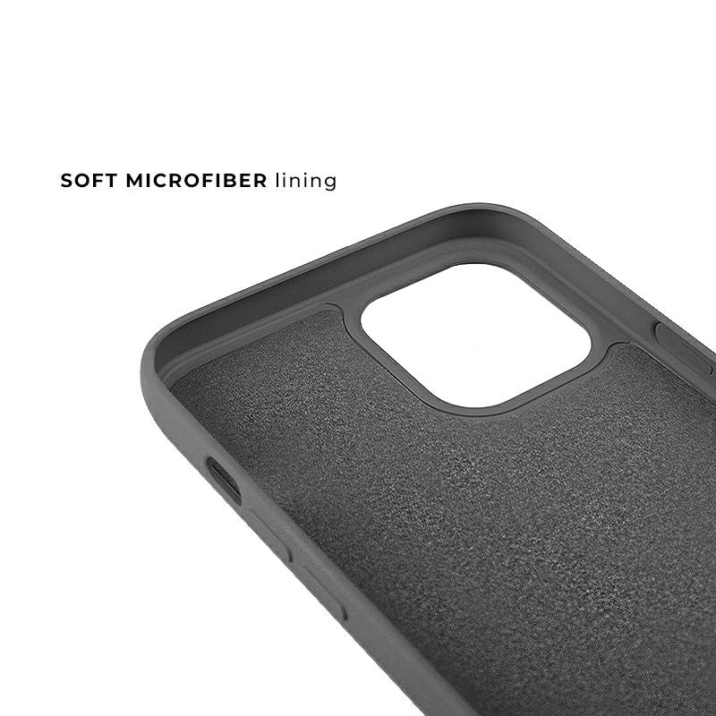 Pokrowiec silikonowy Tint Case czarny Apple iPhone 12 6,1 cali / 3