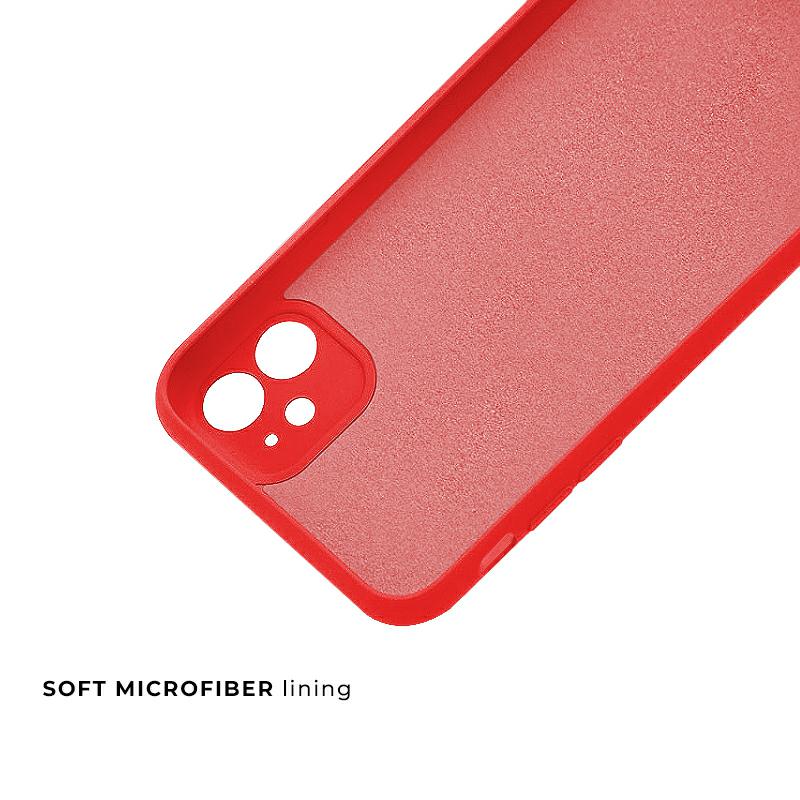 Pokrowiec silikonowy Tint Case czerwony Apple iPhone 11 / 3