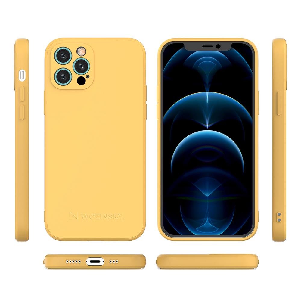 Pokrowiec silikonowy Wozinsky Color Case biay Apple iPhone 12 Pro / 2