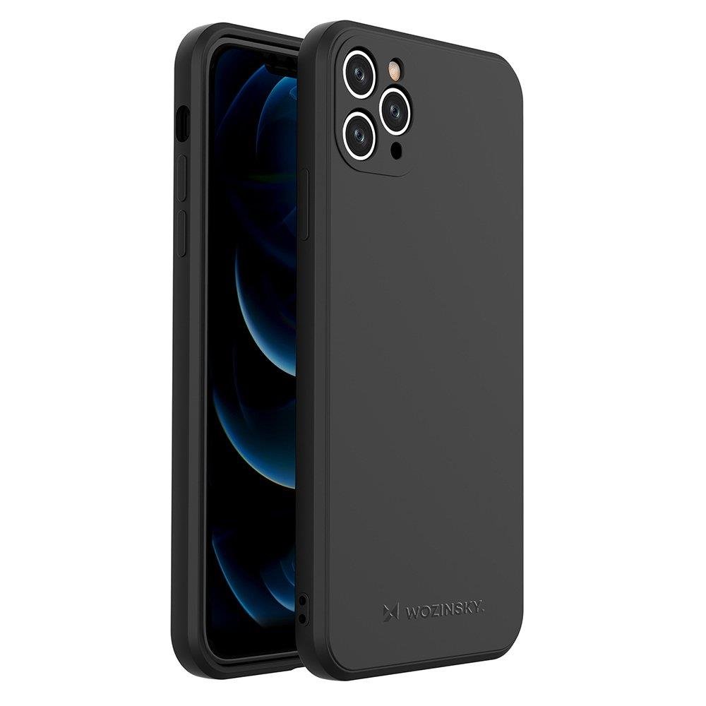 Pokrowiec silikonowy Wozinsky Color Case czarny Apple iPhone 11 Pro Max