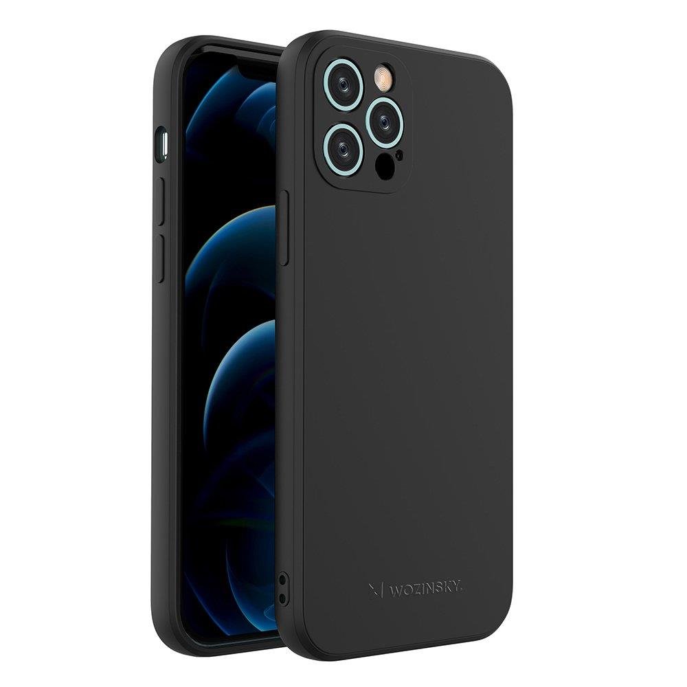 Pokrowiec silikonowy Wozinsky Color Case czarny Apple iPhone 12 Pro