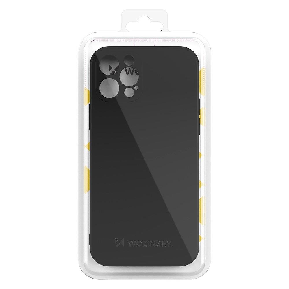 Pokrowiec silikonowy Wozinsky Color Case czarny Apple iPhone 12 Pro / 3