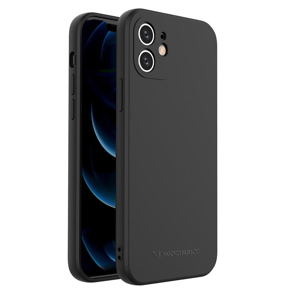 Pokrowiec silikonowy Wozinsky Color Case czarny Apple iPhone 7 Plus