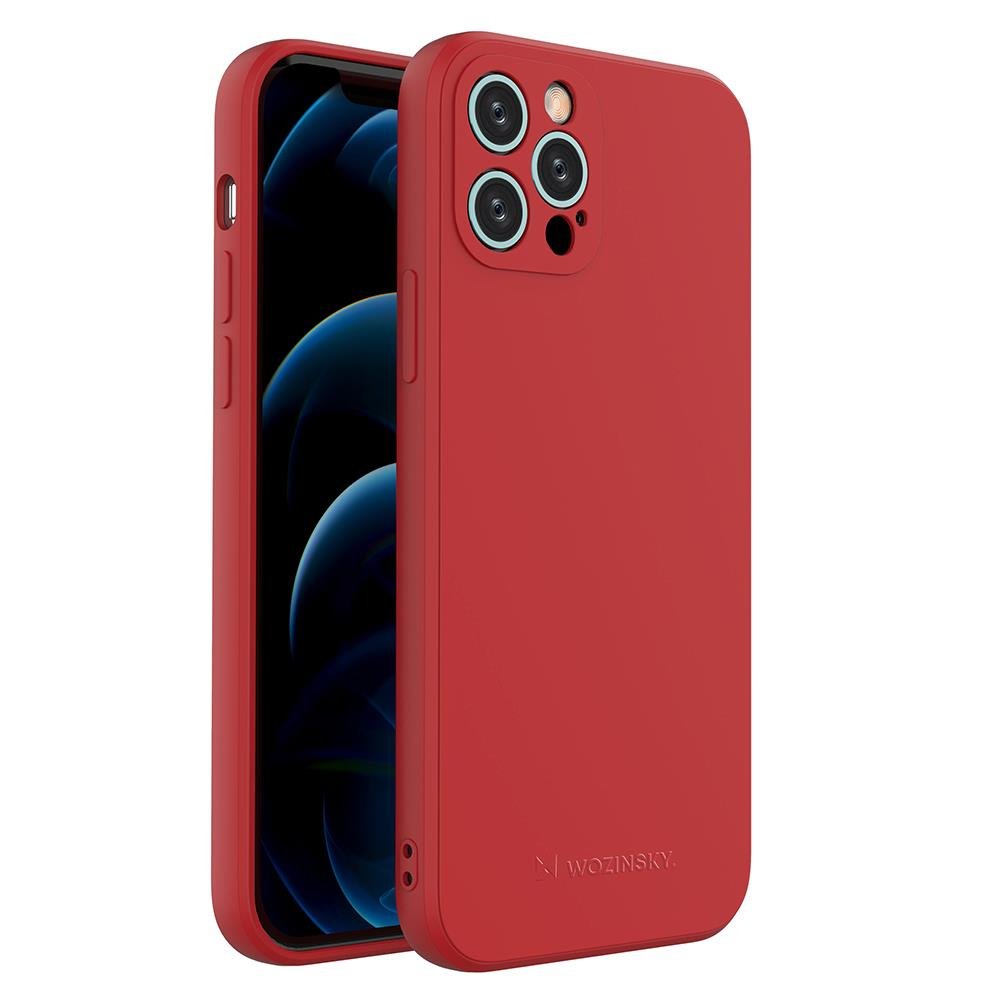 Pokrowiec silikonowy Wozinsky Color Case czerwony Apple iPhone 12 Pro