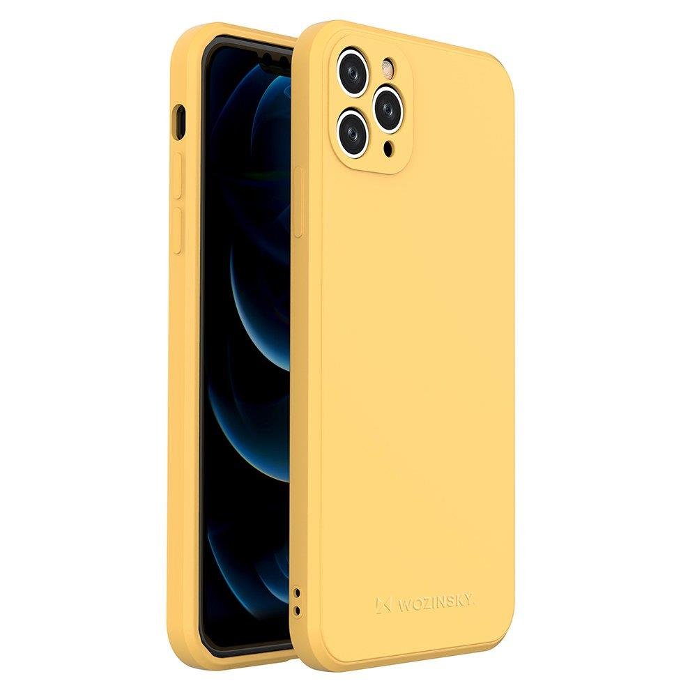 Pokrowiec silikonowy Wozinsky Color Case żółty Apple iPhone 11 Pro Max Pokrowiec silikonowy Wozinsky Color Case żółty Apple iPhone 11 Pro Max