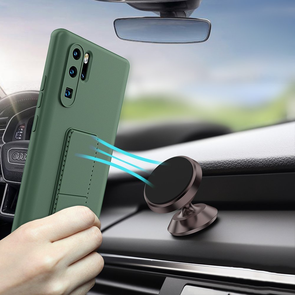 Pokrowiec silikonowy Wozinsky Kickstand Case czarny Huawei P30 Pro / 4 Pokrowiec silikonowy Wozinsky Kickstand Case czarny Huawei P30 Pro / 4