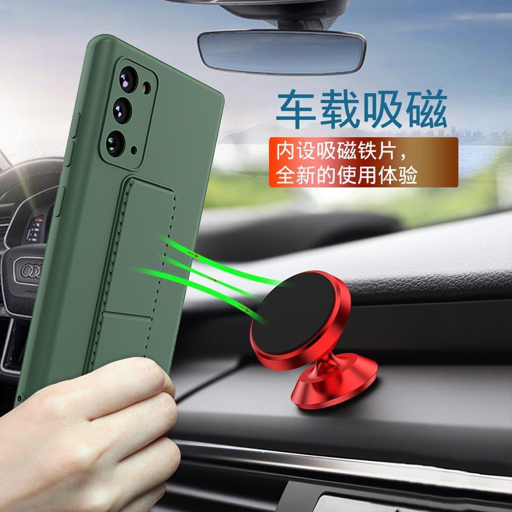 Pokrowiec silikonowy Wozinsky Kickstand Case granatowy Samsung Galaxy Note 20 / 2