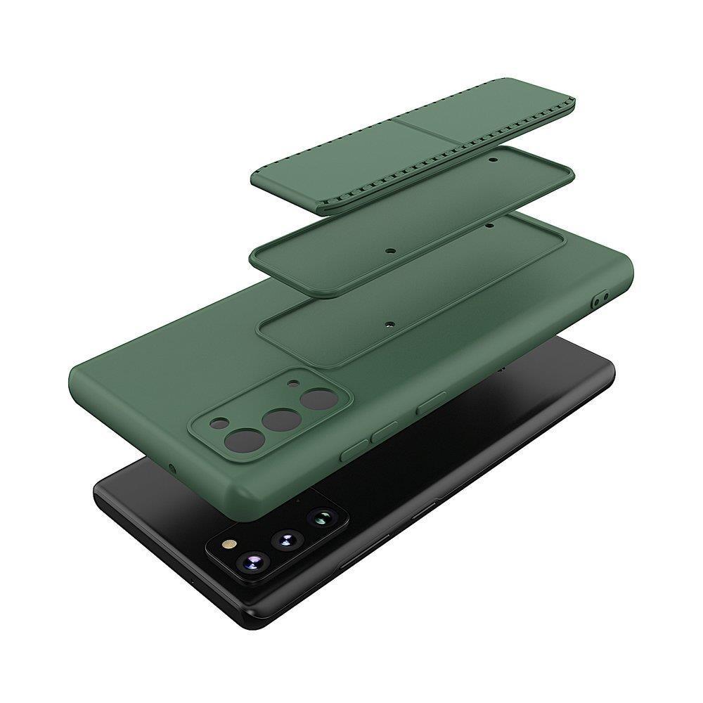 Pokrowiec silikonowy Wozinsky Kickstand Case granatowy Samsung Galaxy Note 20 / 3