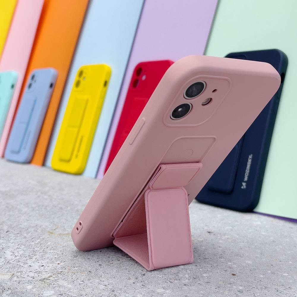 Pokrowiec silikonowy Wozinsky Kickstand Case jasnoniebieski Samsung Galaxy A52s / 8 Pokrowiec silikonowy Wozinsky Kickstand Case jasnoniebieski Samsung Galaxy A52s / 8