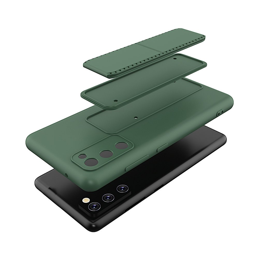 Pokrowiec silikonowy Wozinsky Kickstand Case mi�towy Samsung S20 LITE / 2