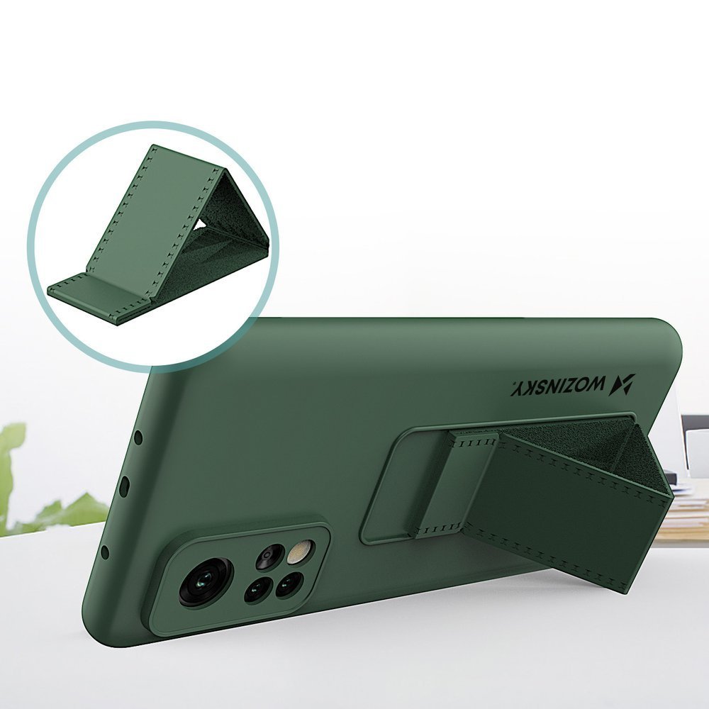 Pokrowiec silikonowy Wozinsky Kickstand Case mi�towy Xiaomi Mi 10T Pro / 4