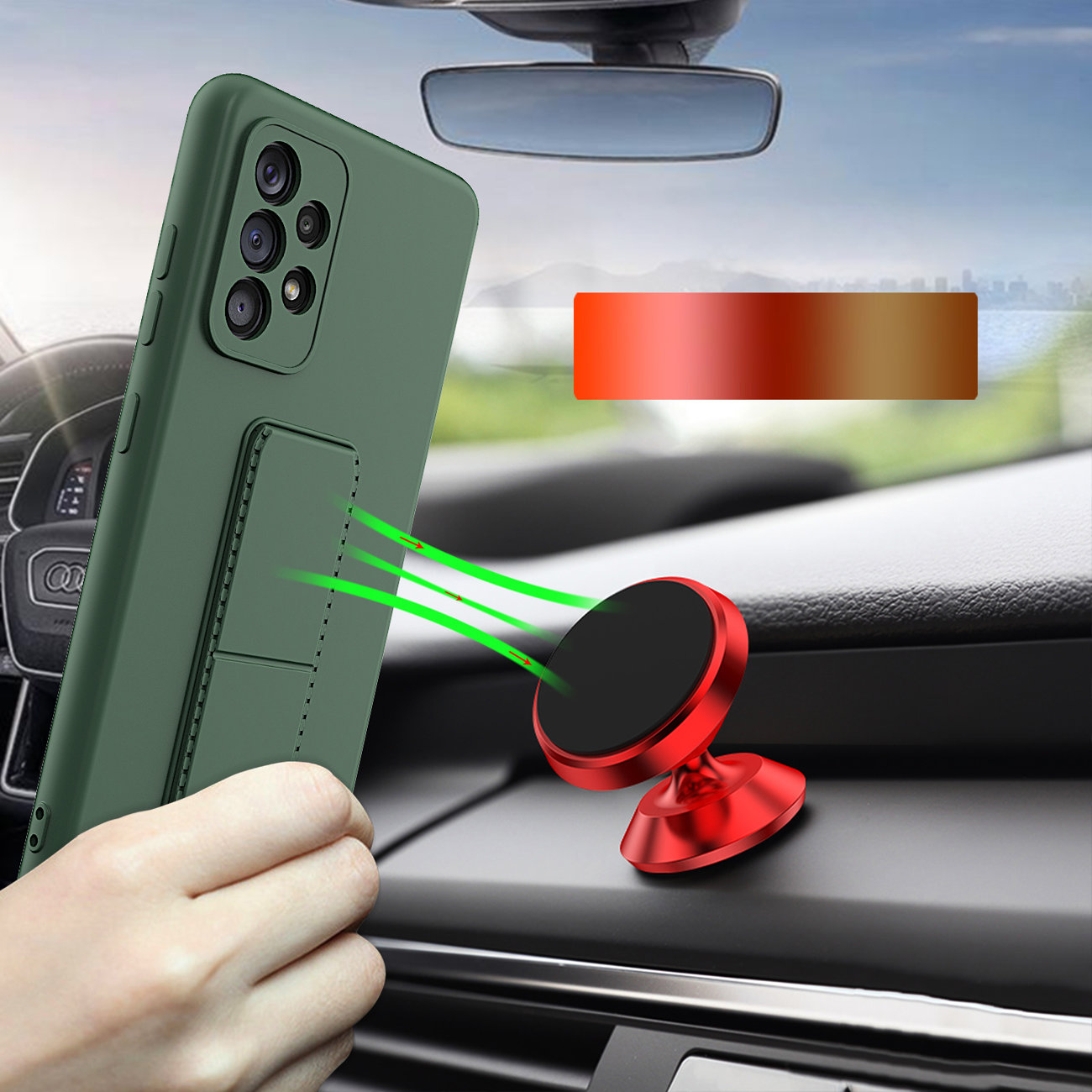 Pokrowiec silikonowy Wozinsky Kickstand Case r�owy Xiaomi POCO X4 Pro 5G / 7