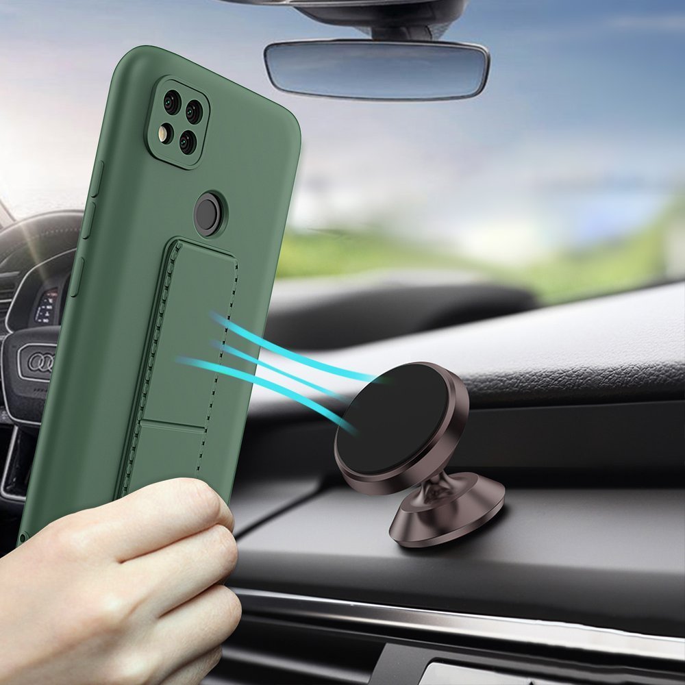 Pokrowiec silikonowy Wozinsky Kickstand Case r�owy Xiaomi Redmi 9A / 4