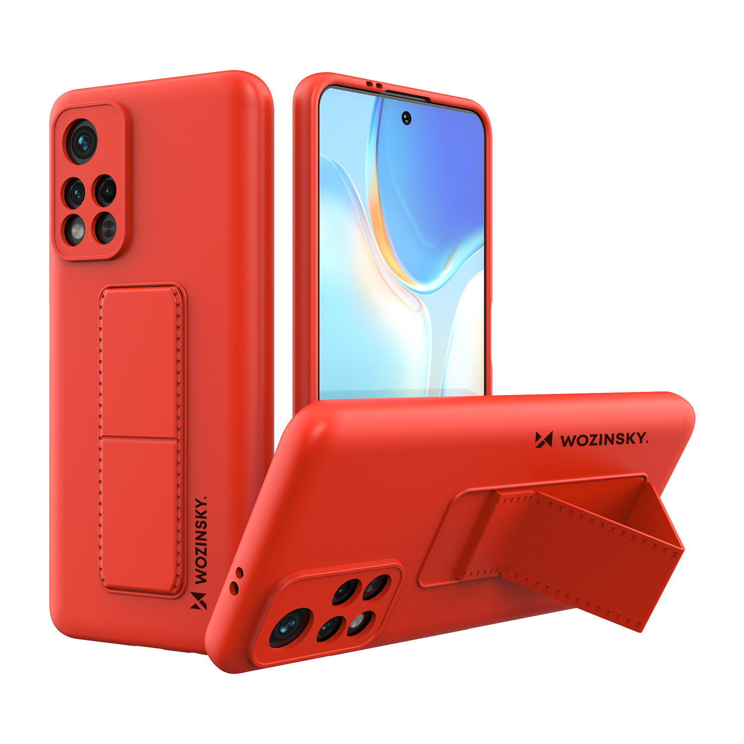 Pokrowiec silikonowy Wozinsky Kickstand Case Xiaomi Redmi Note 11S