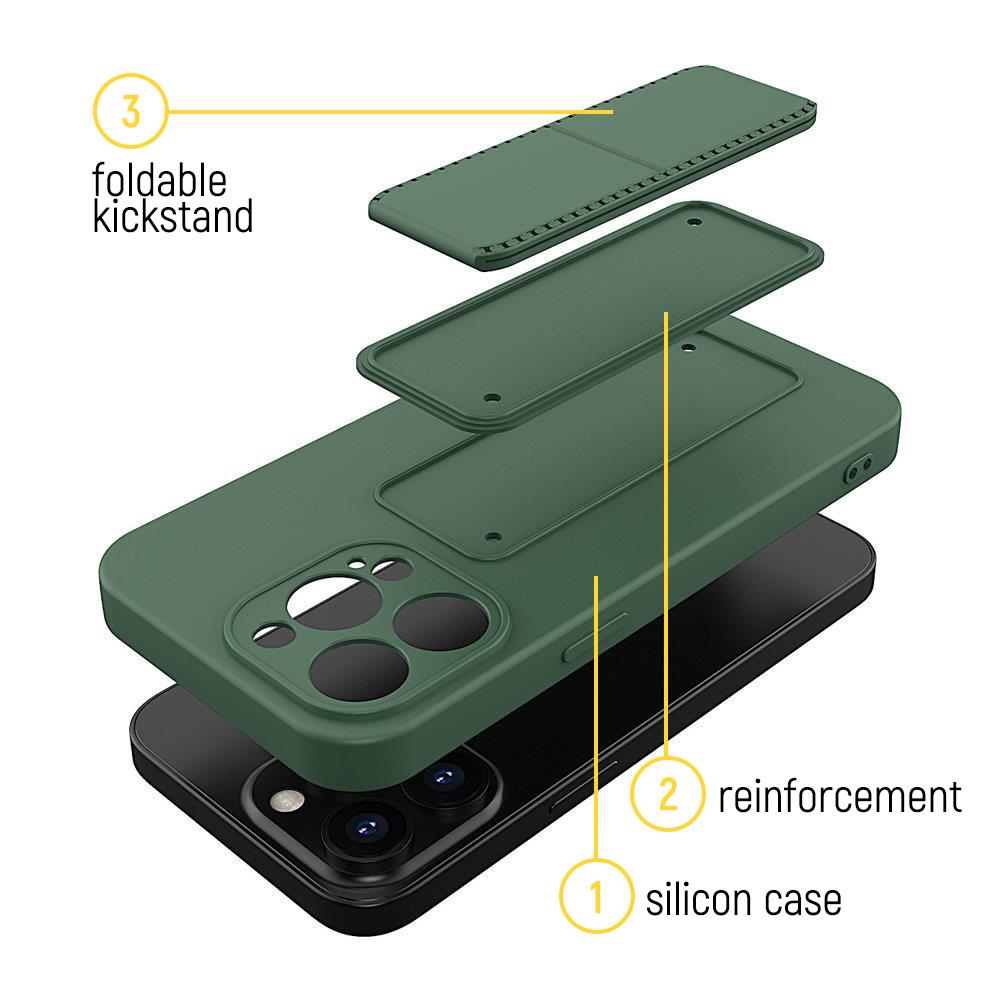 Pokrowiec silikonowy Wozinsky Kickstand Case Xiaomi Redmi Note 11S / 3